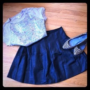 Chambray skirt